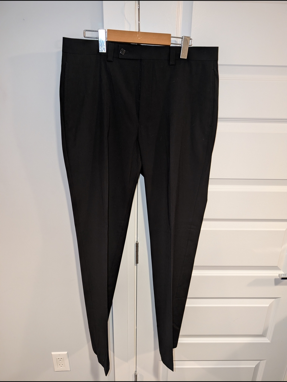 Calvin Klein Men's Black 34x34 Dress Trousers